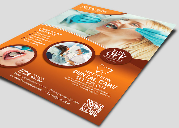 Dental Flyer Templates in Flyer Templates - product preview 1