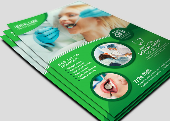 Dental Flyer Templates in Flyer Templates - product preview 2