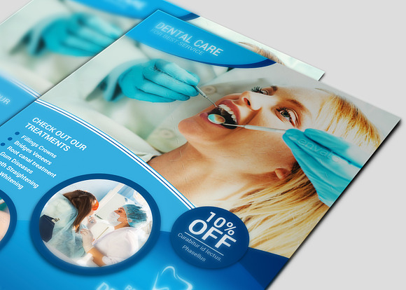 Dental Flyer Templates in Flyer Templates - product preview 3