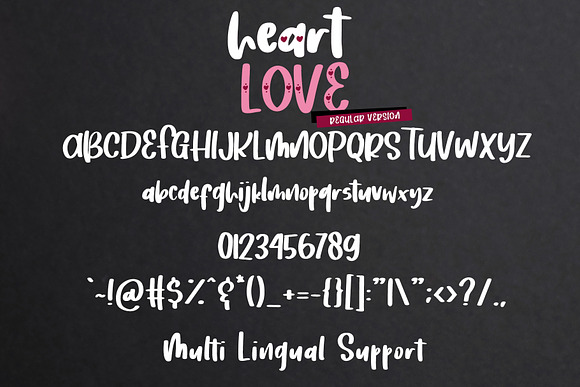 Heart Love - Lovely Font Duo in Display Fonts - product preview 8