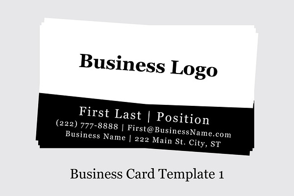 Business Card Template 1