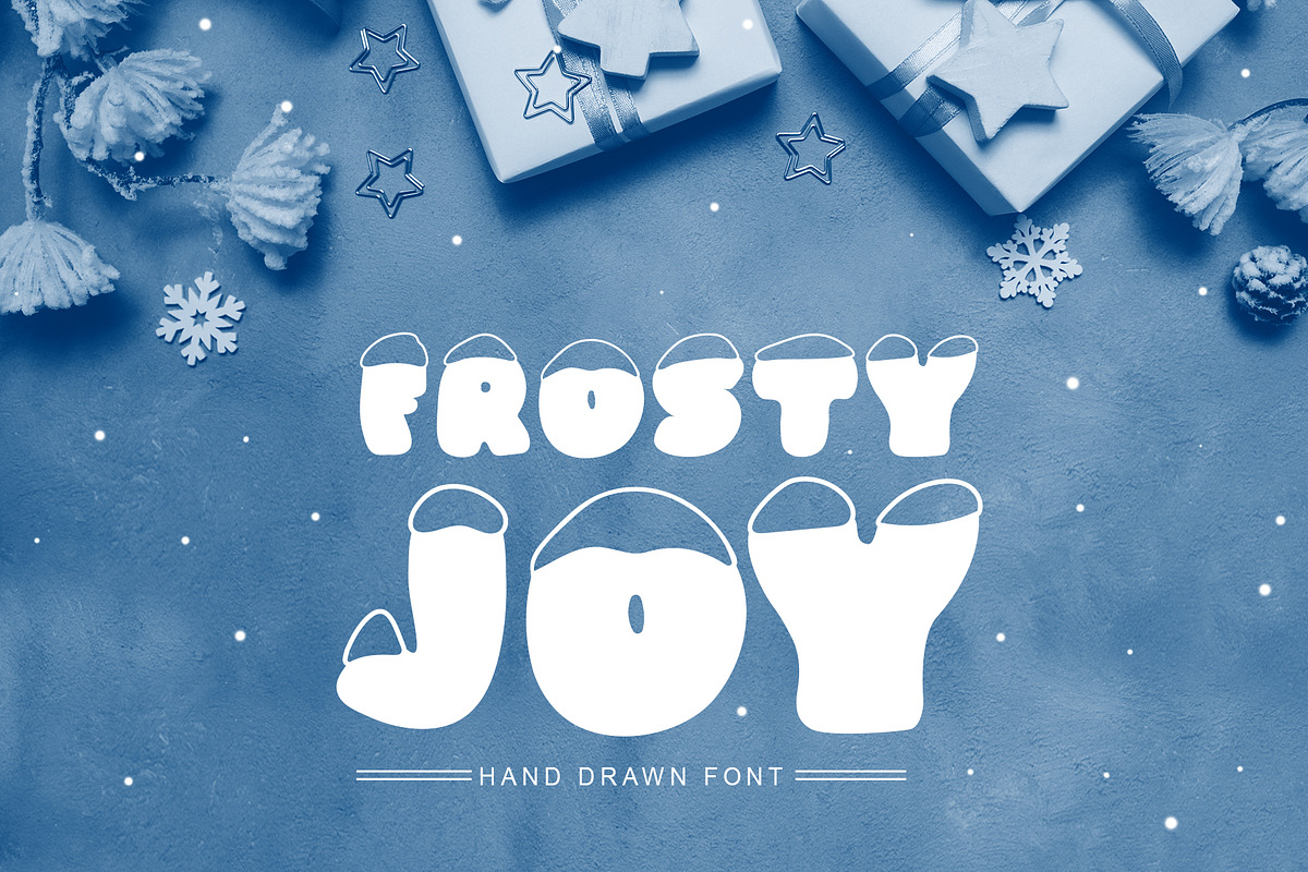 Frosty Joy Hand Drawn Display Font in Display Fonts - product preview 8