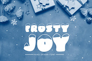 Frosty Joy Hand Drawn Display Font