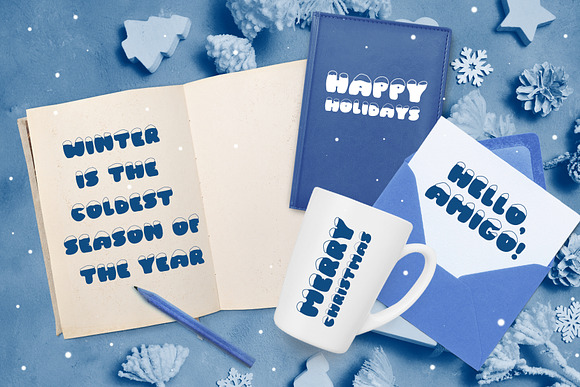 Frosty Joy Hand Drawn Display Font in Display Fonts - product preview 6
