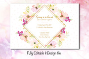 Gorgeous Floral Spring Party Invite