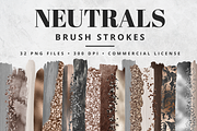 Neutrals Brush Stroke Set
