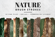 Nature Brush Stroke Set