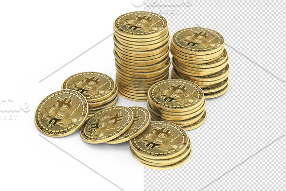 Bitcoin High Resolution 3D renders in Objects - product preview 3