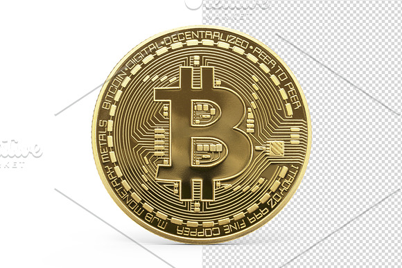 Bitcoin High Resolution 3D renders in Objects - product preview 4