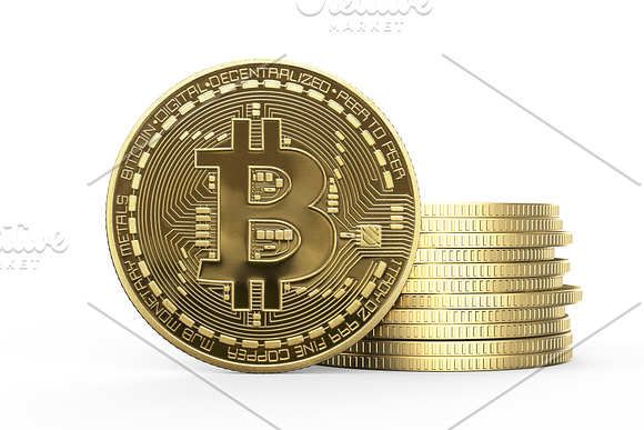 Bitcoin High Resolution 3D renders in Objects - product preview 10