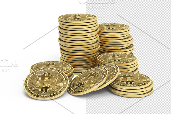 Bitcoin High Resolution 3D renders in Objects - product preview 11