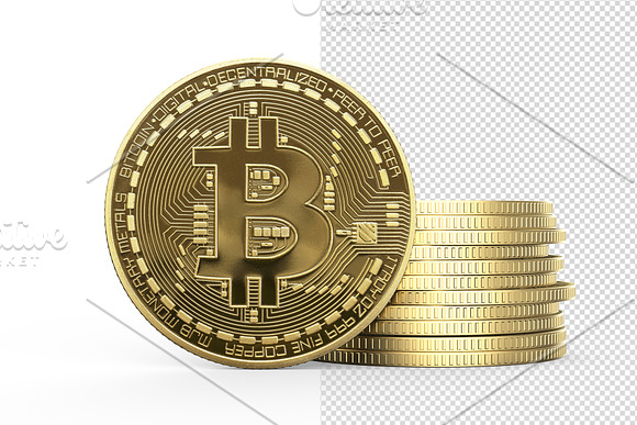 Bitcoin High Resolution 3D renders in Objects - product preview 12