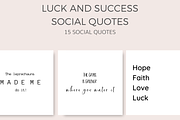 Luck & Success Quotes (15 Images)