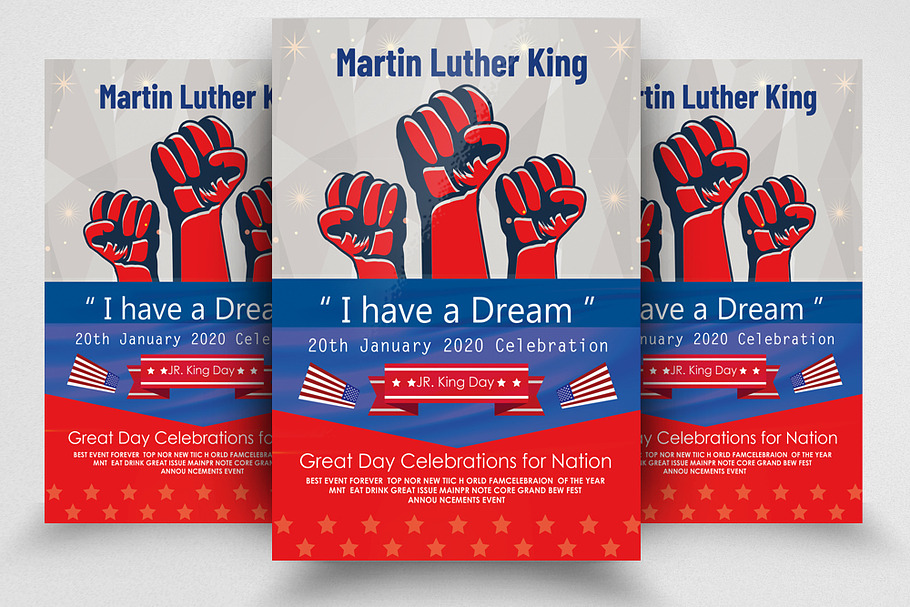 MLK Weekend Flyer Template in Flyer Templates - product preview 8