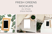 Fresh Green Mockups (25+ Images)