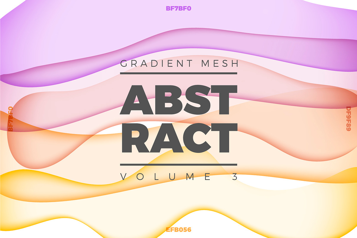 Abstract Fluid Gradient Mesh Vol. 3 in Textures - product preview 8