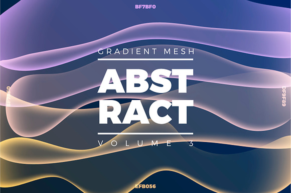 Abstract Fluid Gradient Mesh Vol. 3 in Textures - product preview 1