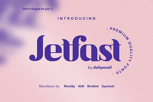 Jetfast Medium Font in Display Fonts - product preview 9