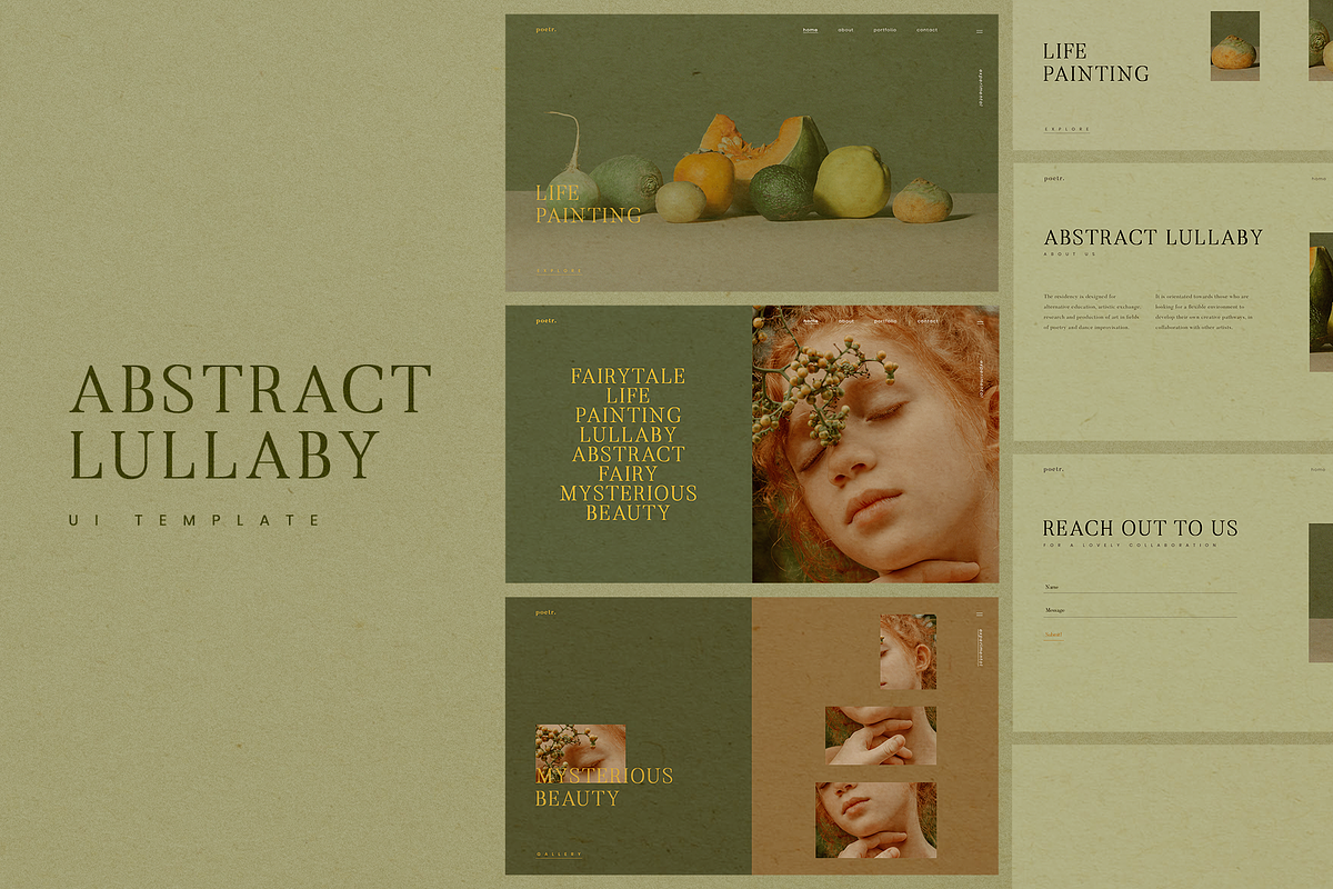 Lullaby UI Kit Photography Portfolio in Website Templates - product preview 8