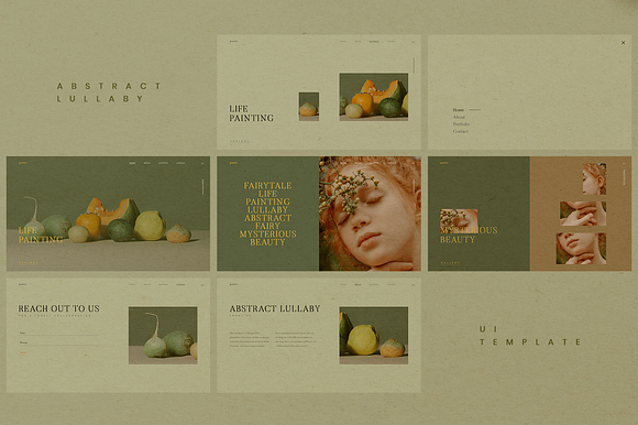 Lullaby UI Kit Photography Portfolio in Website Templates - product preview 2