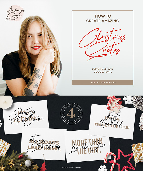 Ronet Font + Logos in Script Fonts - product preview 18