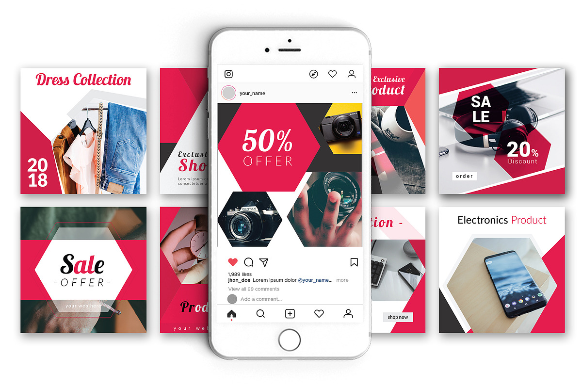 Product Sale Social Media Pack in Instagram Templates - product preview 8