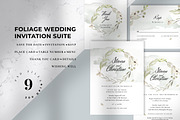 Foliage Wedding Invitation Suite