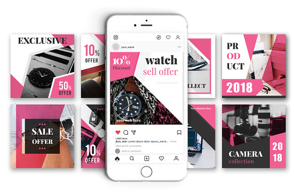 Product Sale Social Media Pack in Instagram Templates - product preview 5