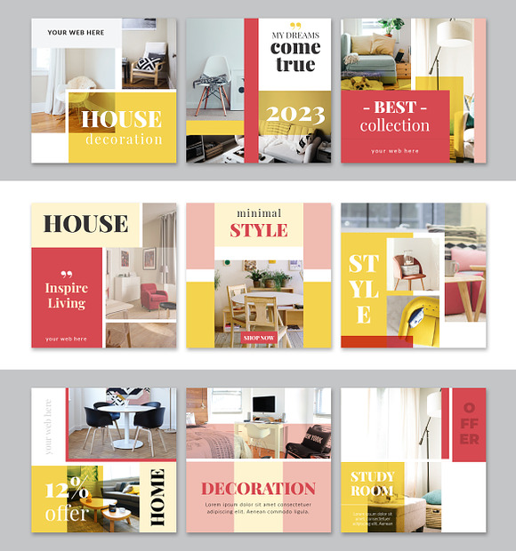 Real Estate Social Media Pack in Instagram Templates - product preview 5