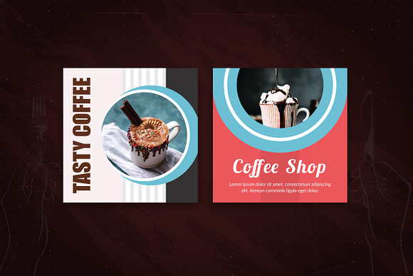 Food or Restaurant Social Media Pack in Instagram Templates - product preview 1