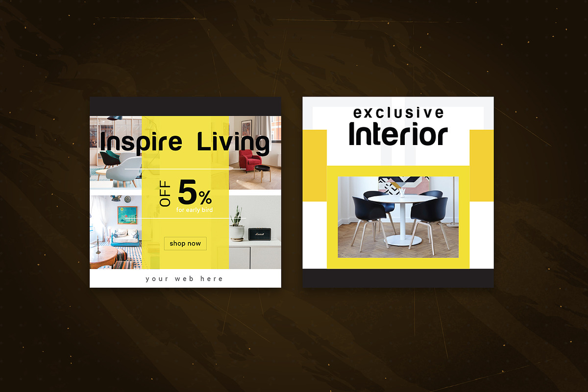 Interior Social Media Pack in Instagram Templates - product preview 8