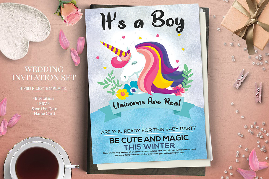 Its a Boy Card in Card Templates - product preview 8