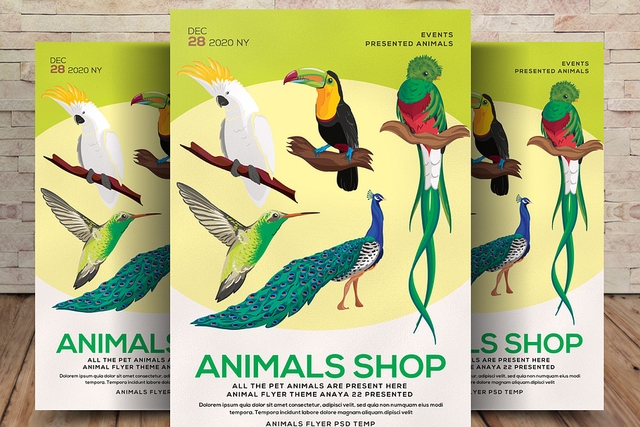 Animals Shop Flyer