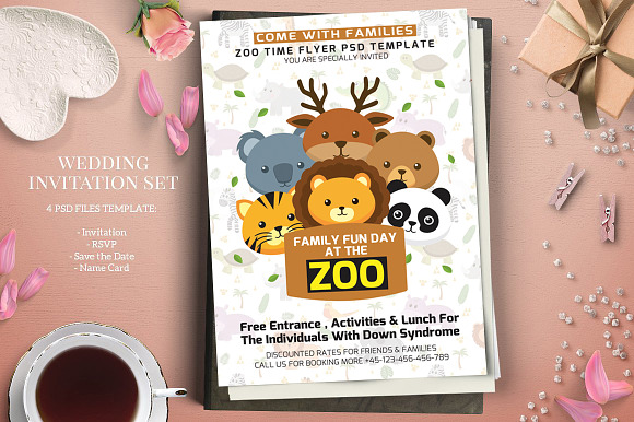 Zoo Flyer Template in Flyer Templates - product preview 1