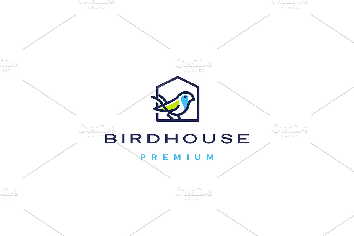 bird house logo vector icon in Logo Templates - product preview 8
