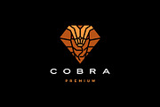cobra logo vector icon illustration