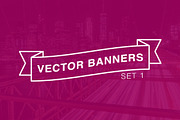 Vector Ribbon Banner Bundle