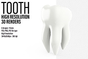 Tooth 3D renders - 6 Views