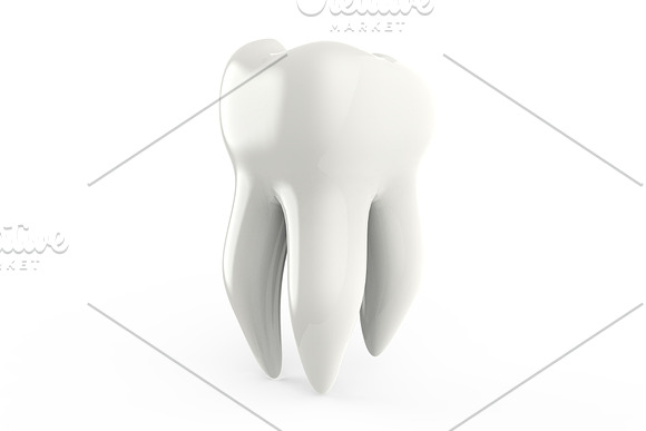 Tooth 3D renders - 6 Views in Objects - product preview 1