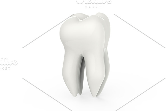 Tooth 3D renders - 6 Views in Objects - product preview 3