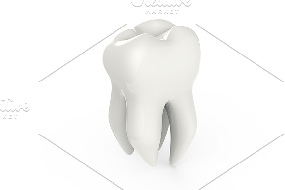 Tooth 3D renders - 6 Views in Objects - product preview 4