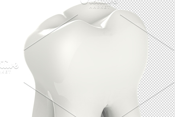 Tooth 3D renders - 6 Views in Objects - product preview 13