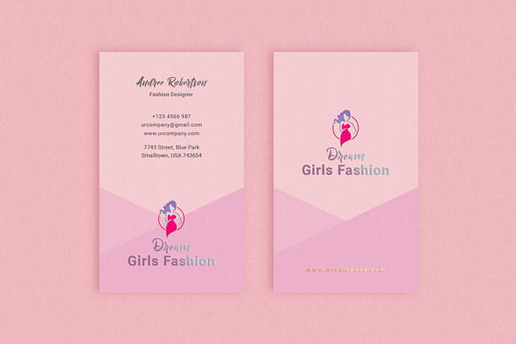 Fashion Business Card in Business Card Templates - product preview 1