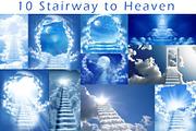 10 Stairway to heaven, sky overlays