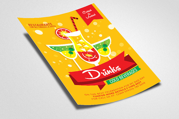 Fresh Juice Flyer Template in Flyer Templates - product preview 1