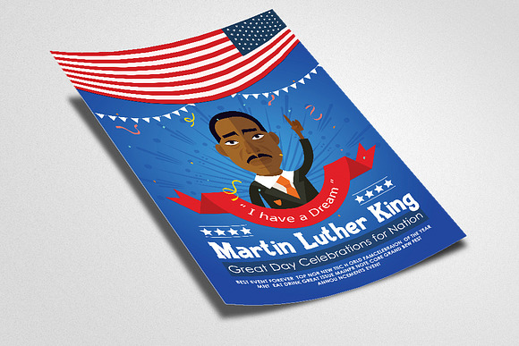 Martin Luther King Flyer PSD in Flyer Templates - product preview 1