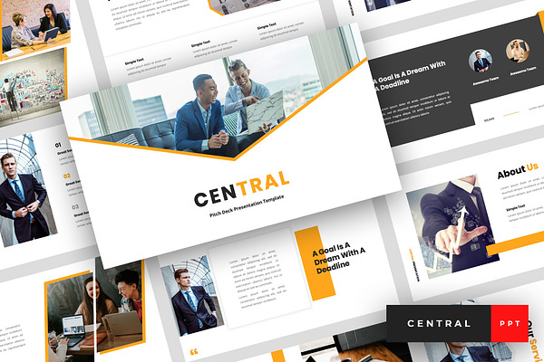 Central - Pitch Deck PowerPoint