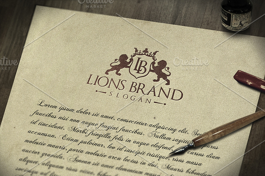 Lions Brand Logo in Logo Templates - product preview 8