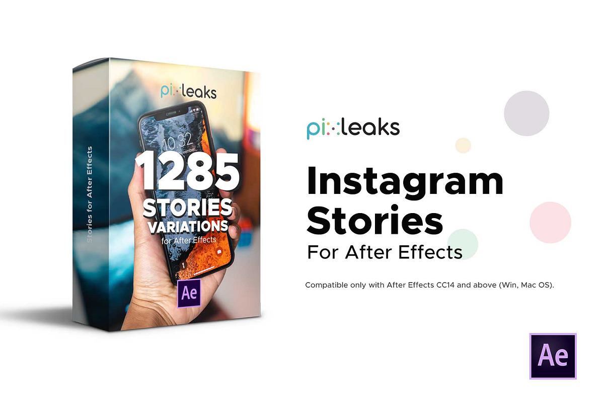 Pixleaks — Stories Library in Instagram Templates - product preview 8