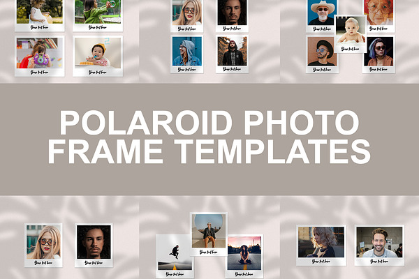 Polaroid Photo Frame Templates
